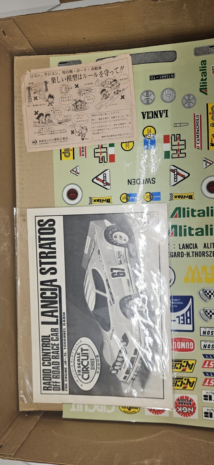 VINTAGE KYOSHO 1/8 Scale BUGGY " BAJA CALIFORNIA " With Lancia Decals Kyo 2283