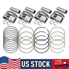 2AZFE STD Pistons&Rings Kit For Toyota Matrix Solara Camry RAV4 Scion tC XB
