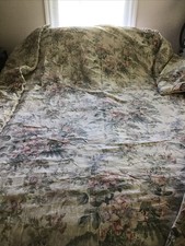 Ralph Lauren Vintage Winter Garden King Comforter With Corded Edge 3 Sides
