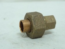 202780 New-No Box; Nibco 733-1/4 Cast Bronze Union; 1/4" C x C