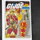 GI JOE BLOWTORCH ARAH 100% COMPLETE CARDBACK 34 BACK 1:18 3.75