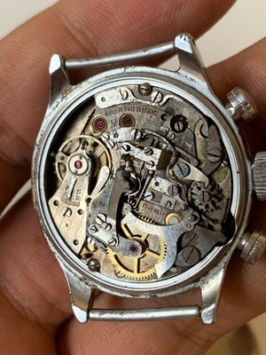 1940s Vintage Pierce WW2 Military Monopusher Chronograph Timer