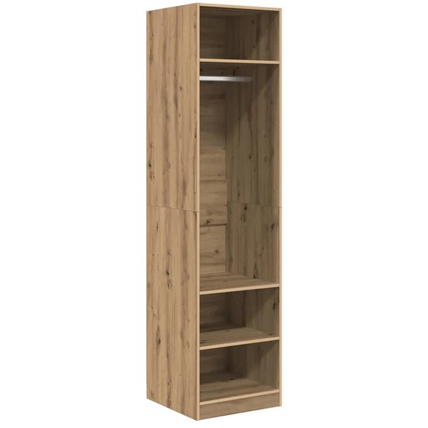 Schmaler Kleiderschrank Artisan Eiche 50X50X200Cm Holzwerkstoff-image