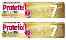 2x Protefix Premium Voll, Teil -Prothese Haftcreme Dritte Zähne Druckstelle Zahn