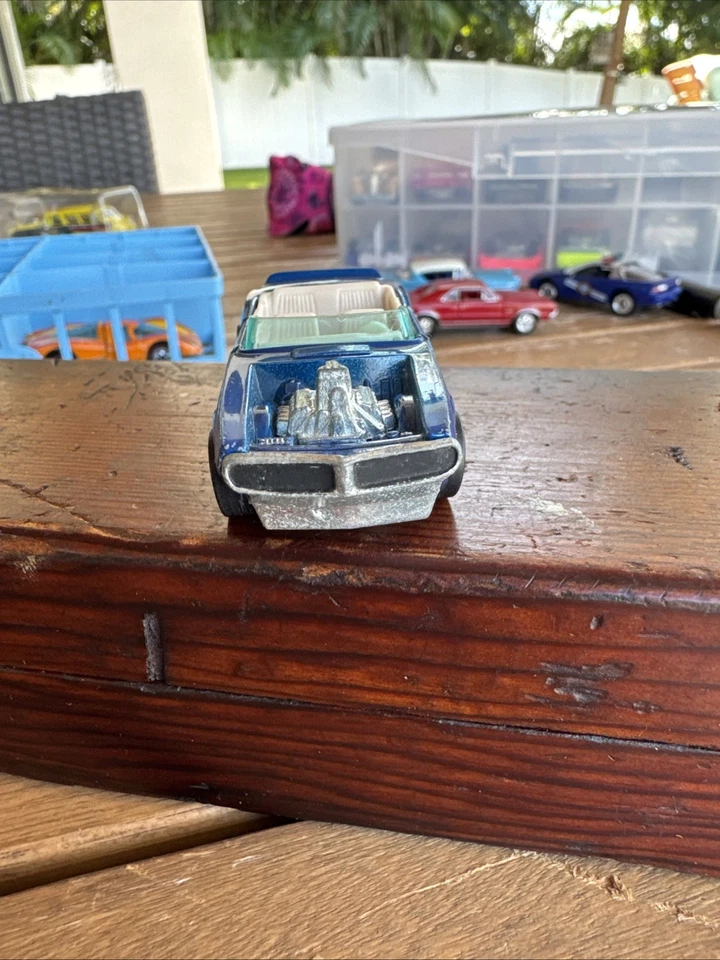 Hot Wheels Light My Firebird - Azul - De colección 1968 HK Redline Foto 3 de 4