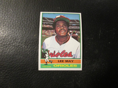 1976 TOPPS CARD#210 LEE MAY   ORIOLES      NMMT+
