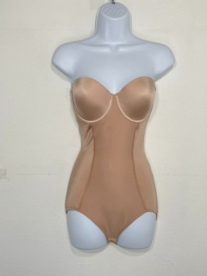 NWD SPANX Women's M Tummy-Control Boostie-Yay! Convertible Bodysuit 1908 Beige