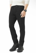 NWT $128 Michael Kors Men's Black Parker Slim-Fit Pants 38X32
