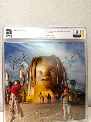 Astroworld Vinyl signiert AMG 9 Travis Scott Don Toliver send offer