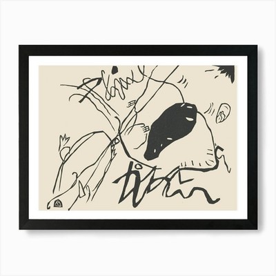Zeichnung eines Mannes Kunstdruck gerahmt Wandbild Poster Leinwanddruck Bild