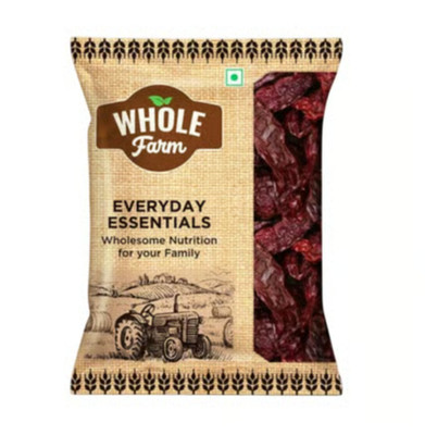 Whole Farm Kashmiri Red Chilli Whole 50g | Premium Dry Whole Chili Spice