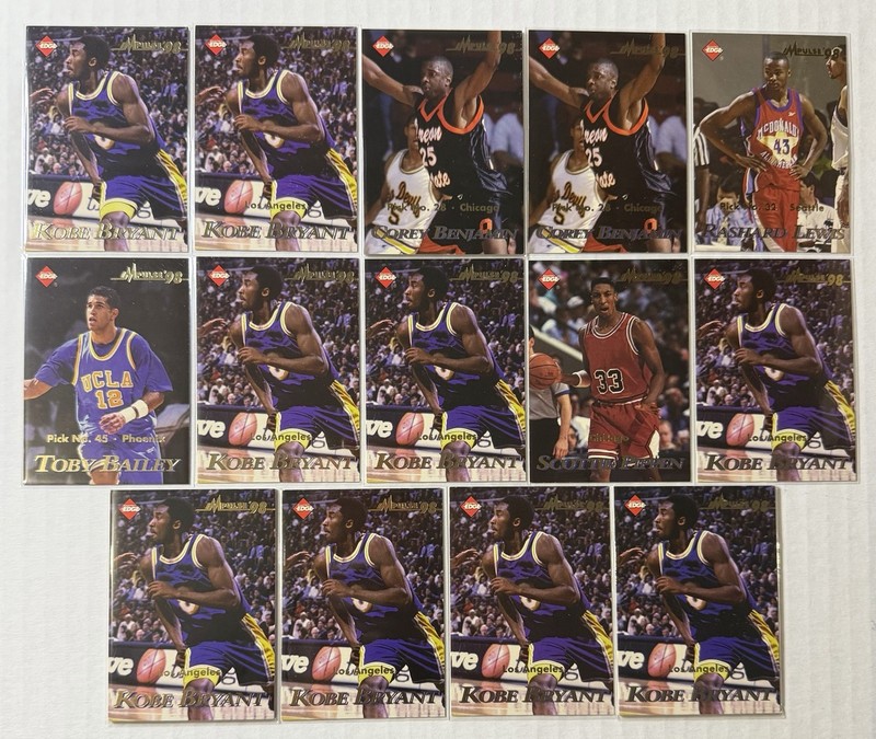 1998-99 Collector's Edge Impulse Kobe Bryant Benjamin Lewis Bailey Lot of 14