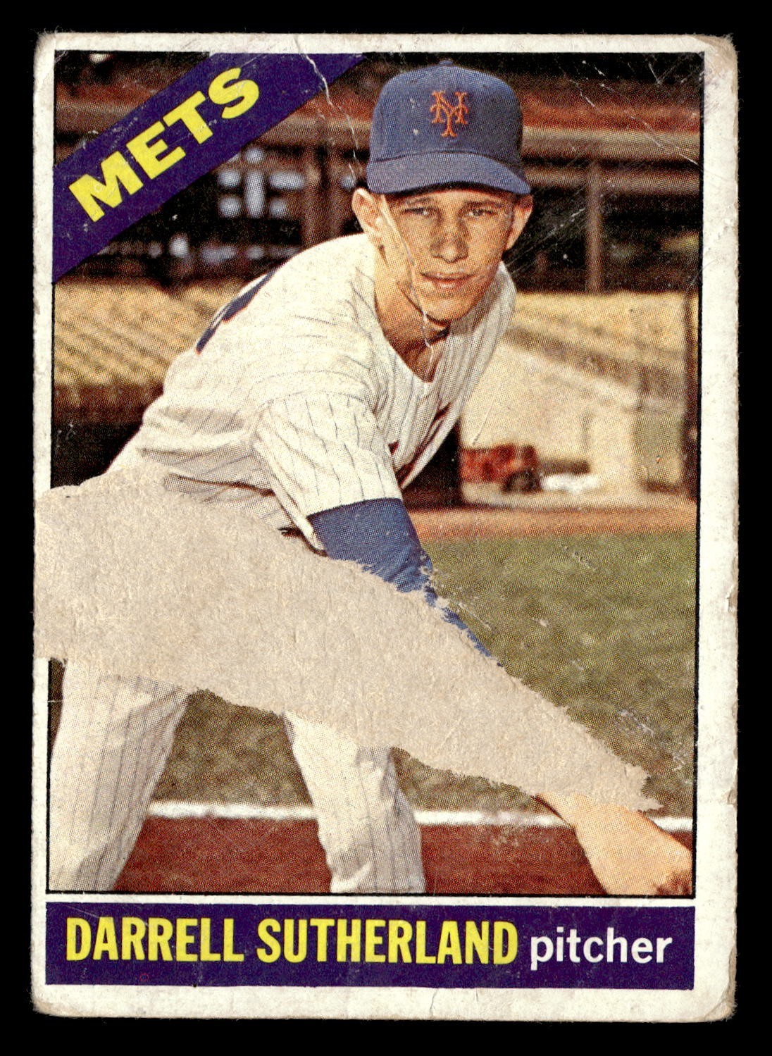 1966 Topps Darrell Sutherland #191 PR New York Mets Rookie