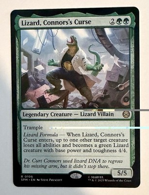 Lizard, Connor's Curse (0106) - NM - Marvel's Spider-Man - MTG
