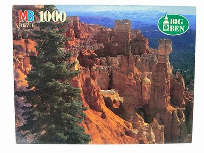 1996 Bryce Canyon National Park Utah 1000 pc 20'' X 26.2'' Milton Bradley Big Ben