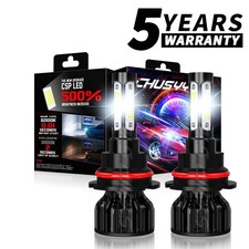 For Ford F 150 1995-2003 - 2pc 9007 LED Headlight High/Low Beam Bulbs Kit 6000K