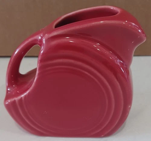 Fiestaware ~ Fiesta ~ Red Scarlet ~ Mini ~ Miniture ~ 4 oz Creamer Pitcher ~ 3"