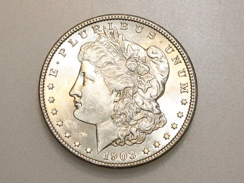 1903-P $1 MORGAN SILVER ONE DOLLAR GEM BU