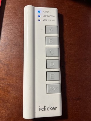 i clicker student remote (Gen1): Class Response Remote Clicker