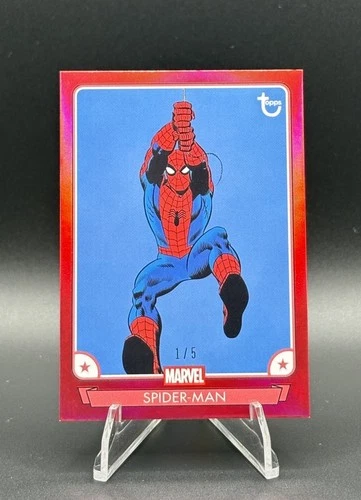 2026 Topps Brooklyn Spider-Man Red 1/5 Marvel Captain America Collection