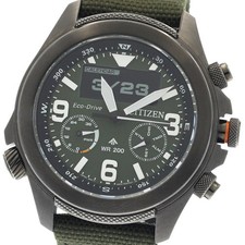 CITIZEN JV1005 02W Promaster Land Series Eco Drive Solar Radio Men's Extreme Exc