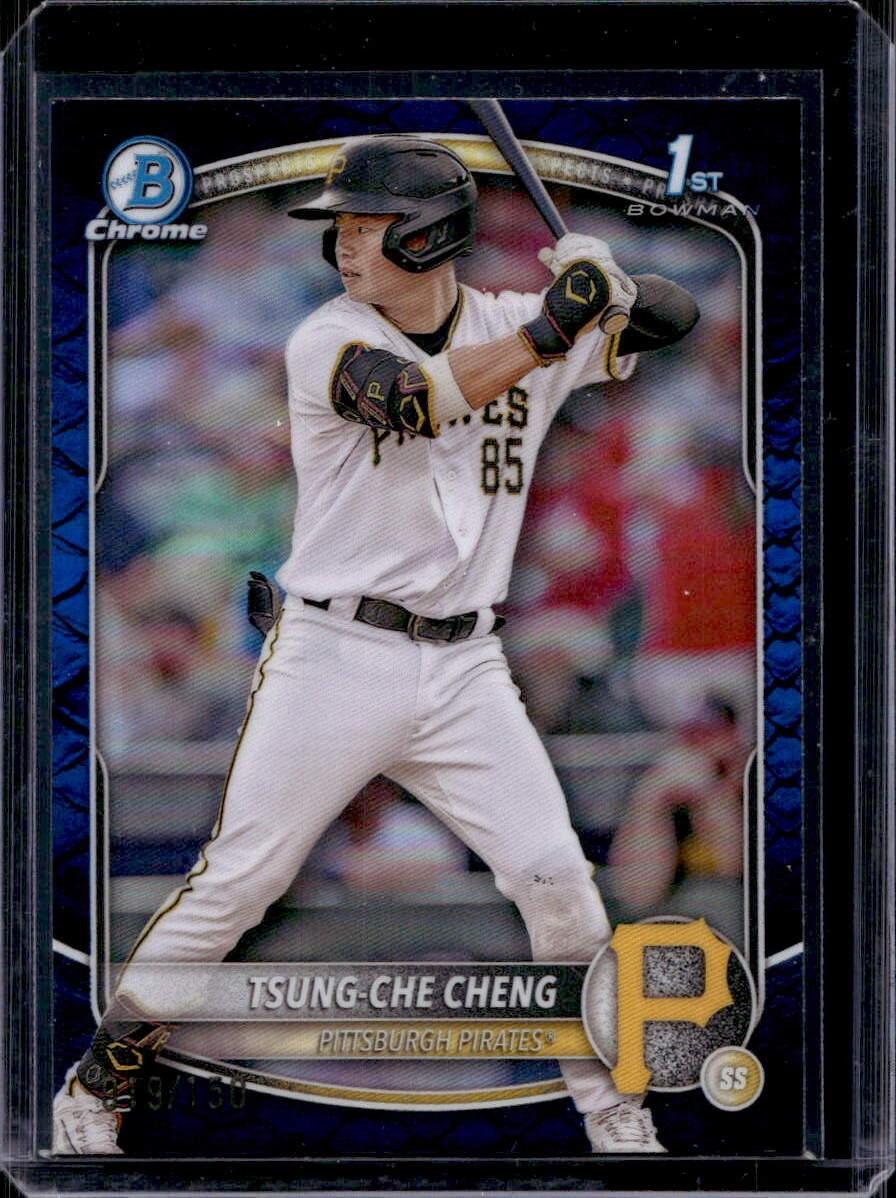 Tsung-Che Cheng 2025 Bowman Chrome #BCP-95 Reptilian Blue /150