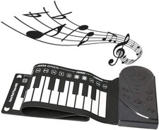 Roll Up Piano,49 Keys Piano Keyboard,Portable Keyboard Piano,Keyboard Piano f...