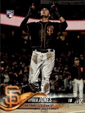 2018 Topps Update #US57 Ryder Jones San Francisco Giants Rookie