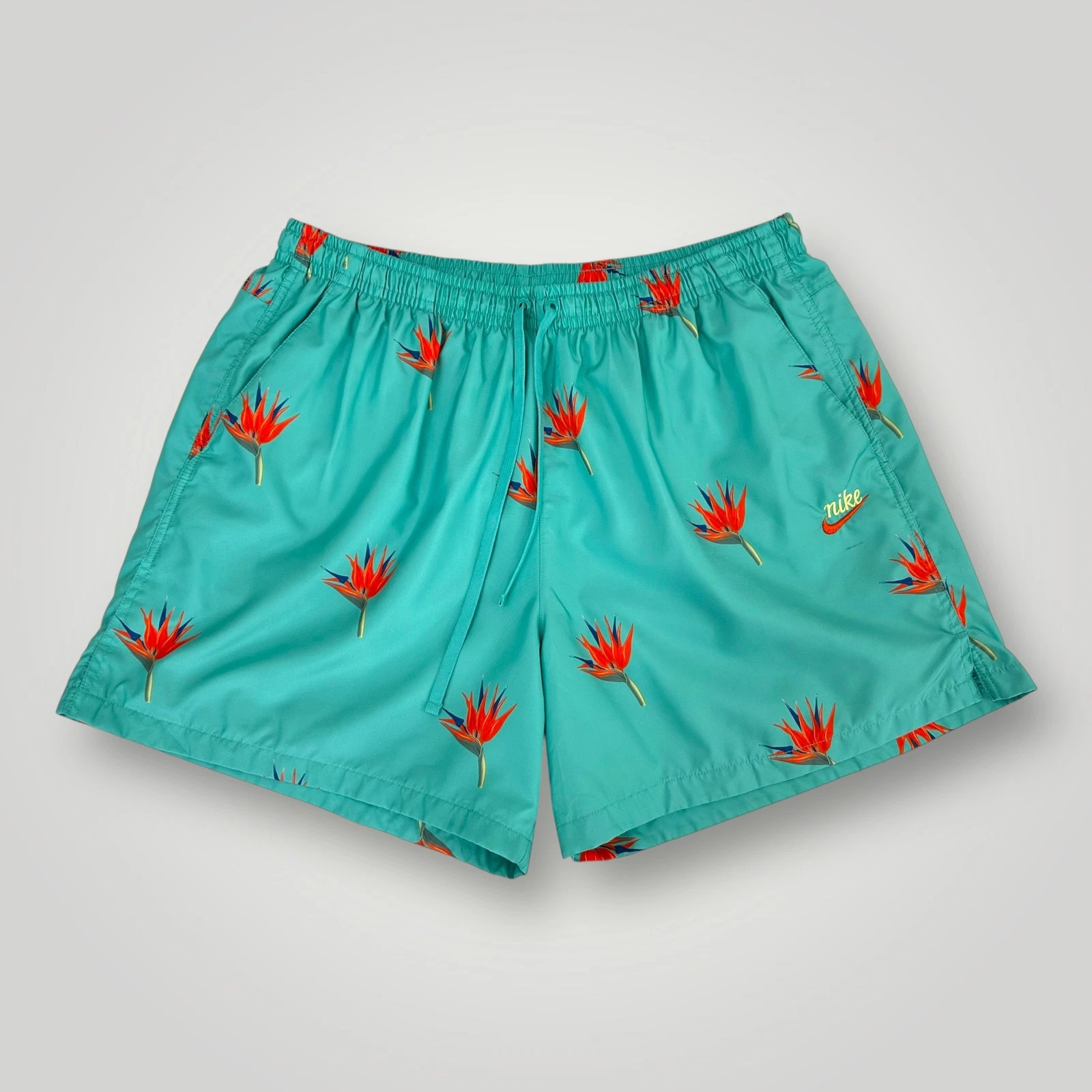 Nike Board Shorts Uomo 3XL Bird of Paradise Floreale Just Do It Shorts DQ3487 392