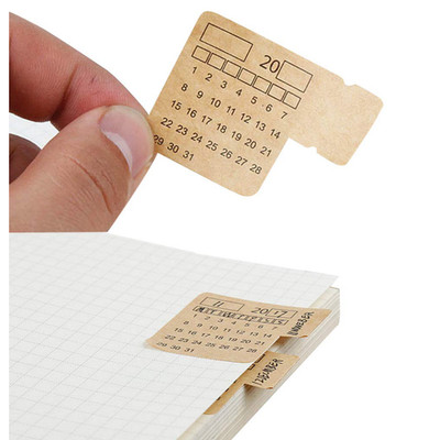 30 Kalenderaufkleber Planer Selbstklebend Index Registerkarten Bullet Journal Ki
