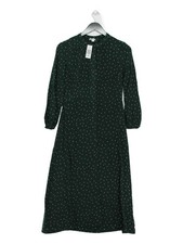 Whistles Shirt Midi Dress UK8 in Green