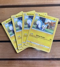 Pokemon TCG Brilliant Stars Pachirisu Uncommon Card 052/172 Playset X 4