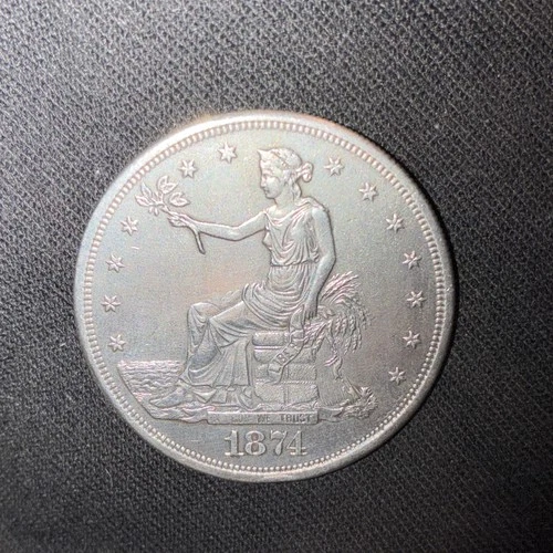 1874-CC Trade Dollar — photo from the most recent tracked eBay sale