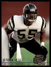 Junior Seau 1994 Ultra #272 Chargers NFL READ FREE SHIPPING AutographDen