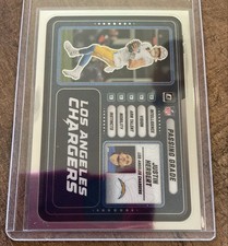2025 Panini Donruss Optic - Passing Grade Justin Herbert #10