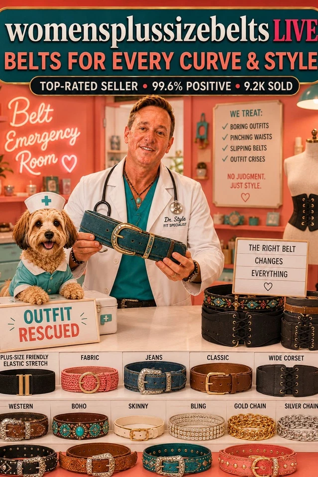 Wide, Western, Boho & Bling: Plus Size Belt Party LIVE