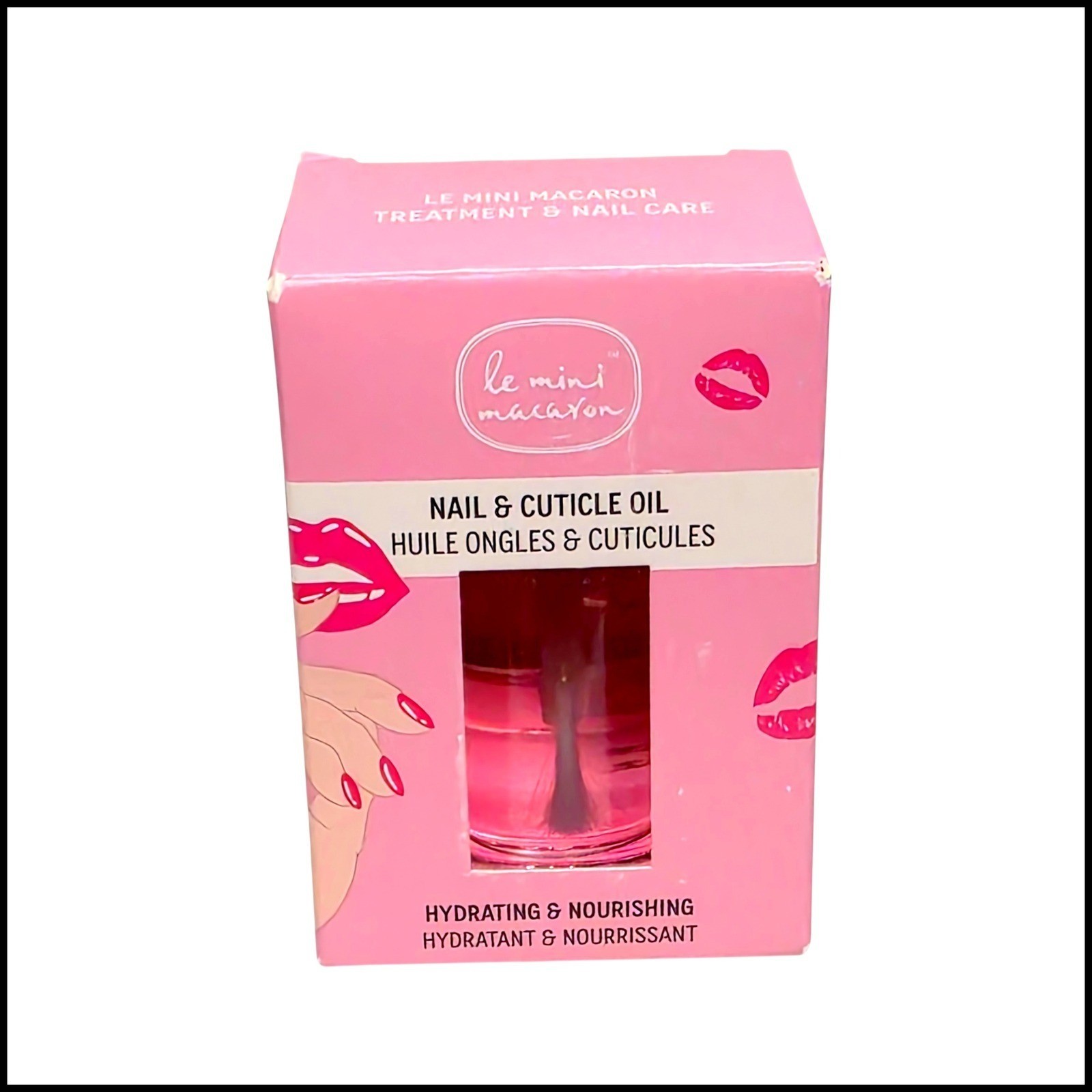Le Mini Macaron Rose Kiss Nail Cuticle Oil Hydrating Nourishing 10ml 5990₽