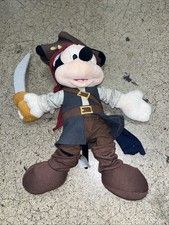 Authentic Disney Parks Pirates Of The Caribbean Mickey Plush Doll 35cm 2023