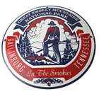Vintage Smokey Mountains Sign - National Park Gas Pump Porcelain Sign