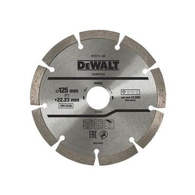 DeWALT Power Tools Segmented Diamond Cutting Disc 125 x 22.23mm DEWDT3711QZ