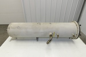 Hydraulic Basket Strainer #2 Bag Filter 7x30" 1" NPT Steel Housing Bracket Mount
