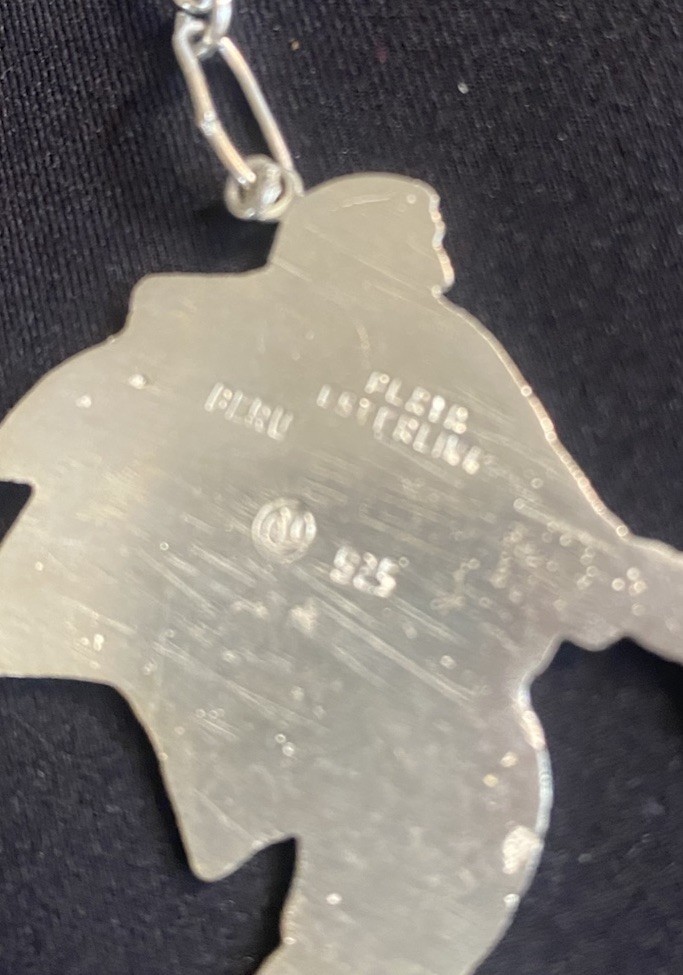 Peruvian Silver Statement Necklace - image 4