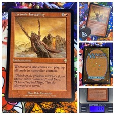 MTG Tectonic Instability 🇬🇧 🟡 NM Magic TCG Invasion 2000 OG Red Staple