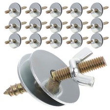 30 Set Bird Perch Fixing Screws Cage Bolts and Nuts Bird Cage Attachment Screws