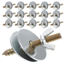  30 Set Bird Perch Fixing Screws Cage Bolts and Nuts Bird Cage Attachment Screws