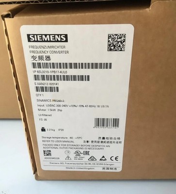 6SL3210-1PB17-4UL0 new Siemens Frequency Converter 6SL3210-1PB17-4UL0 IPCS