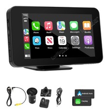 4.7" Zoll Tragbarer Apple CarPlay und Android Auto Wireless Display Autoradio