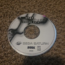 Sega Saturn Choice Cuts 1995 Gameplay Disc CD With Sleeve Tested Works Working
