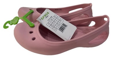 Crocs Kadee Flats Ballerina Style Slip On Shoes Sandals Pink Women s Size 4 NEW