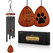 Dog Memorial Wind Chime Pet Remembrance Gift for Loss of Dog or Cat